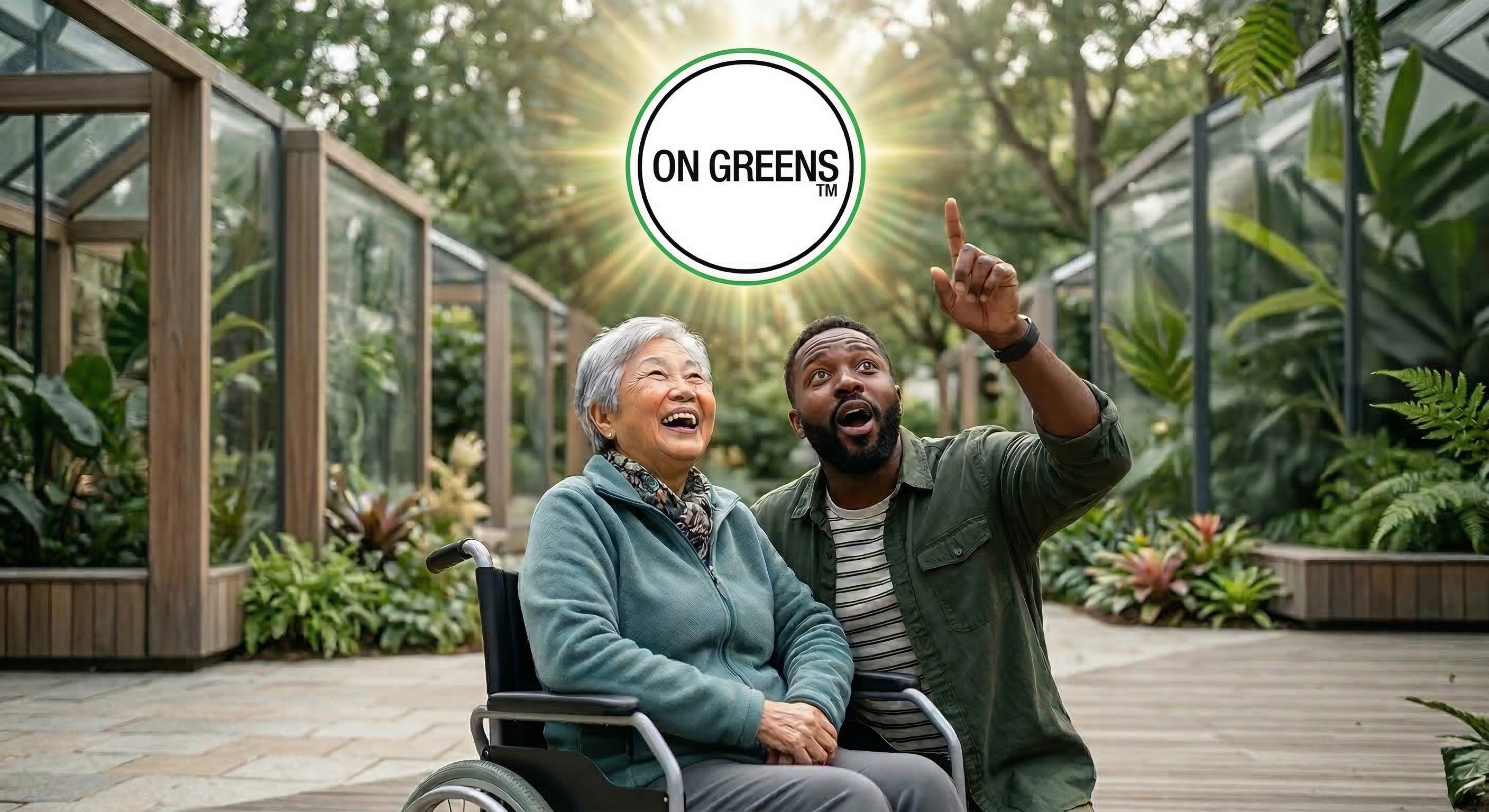 Serene view of ON GREENS company building